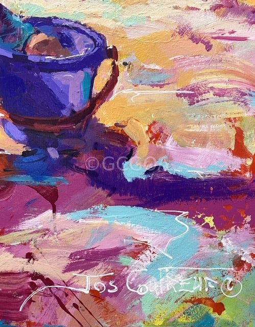 Fun at the Beach 2 - Original Art - Gold Coast Gallery Of ArtJos Coufreur