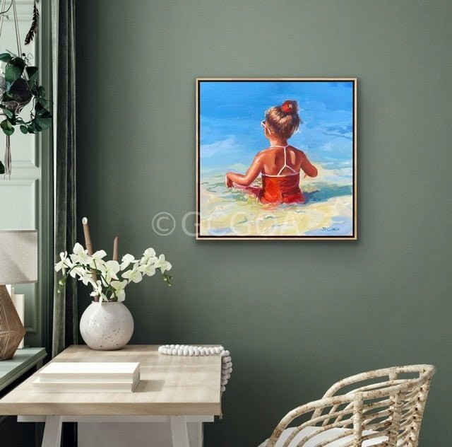 Fun at the Beach 7 - Original Art - Gold Coast Gallery Of ArtJos Coufreur
