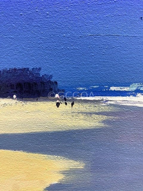 Fun at the Beach - Original Art - Gold Coast Gallery Of ArtJos Coufreur