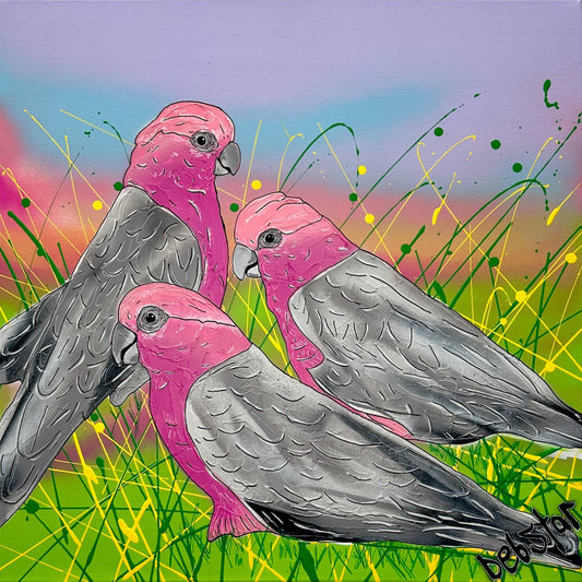 Galah Sunset - Gold Coast Gallery Of ArtDeborah Lang