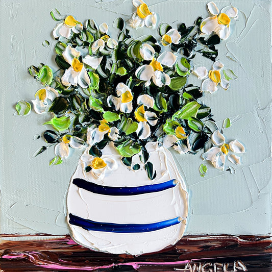 Garden Daisies - Gold Coast Gallery Of ArtAngela Hawkey