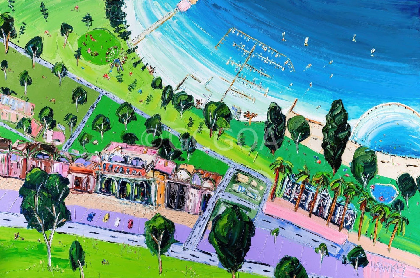 Geelong Waterfront - Fine Art Print - Gold Coast Gallery Of ArtAngela Hawkey