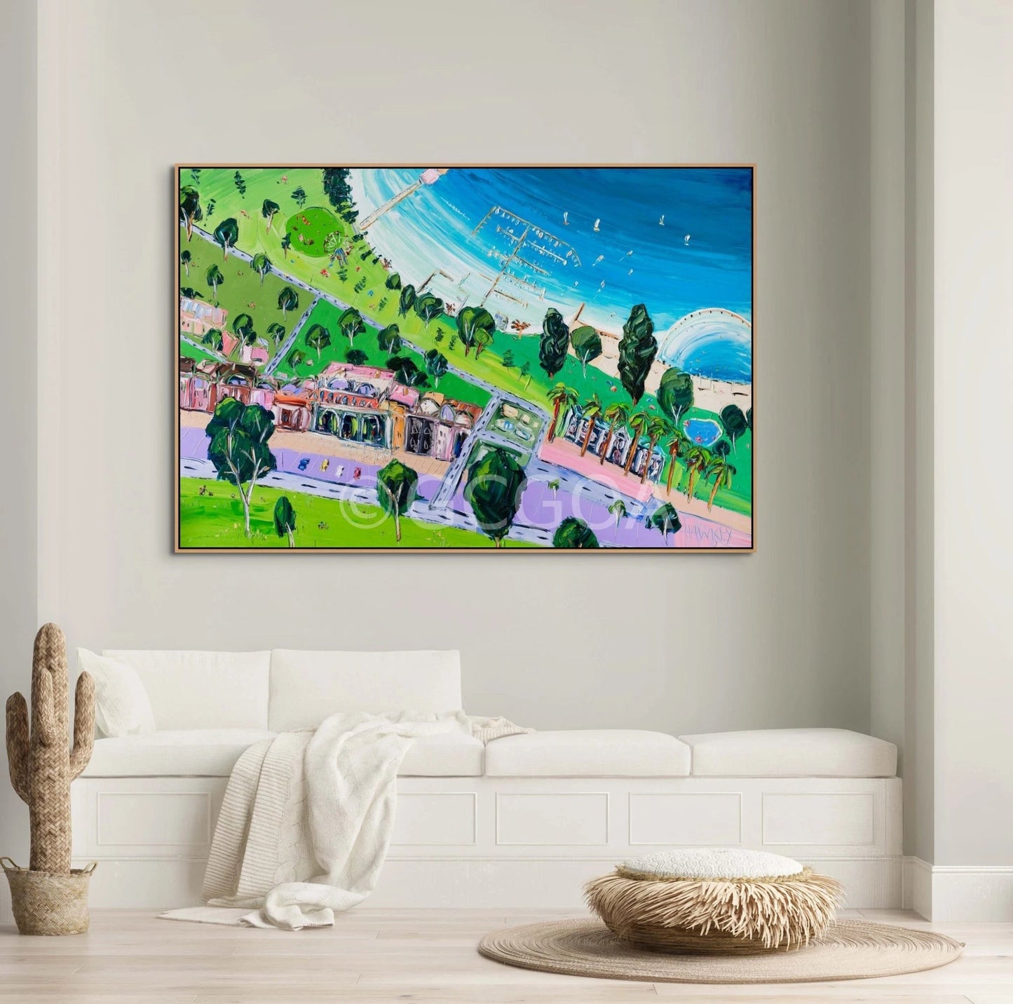Geelong Waterfront - Fine Art Print - Gold Coast Gallery Of ArtAngela Hawkey