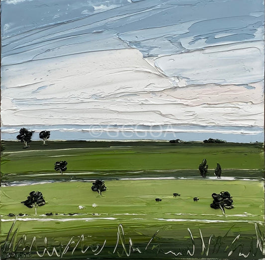 Gentle Country Days - Original Art - Gold Coast Gallery Of ArtJustine Bartie
