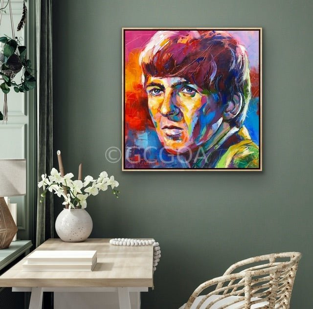 George Harrison, The Beatles - Original Art - Gold Coast Gallery Of ArtJos Coufreur