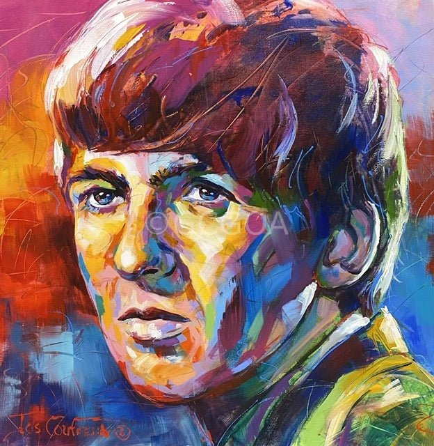 George Harrison, The Beatles - Original Art - Gold Coast Gallery Of ArtJos Coufreur