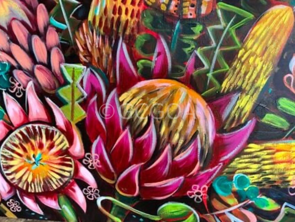 Giant Aussie Bouquet - Gold Coast Gallery Of ArtLucy Car
