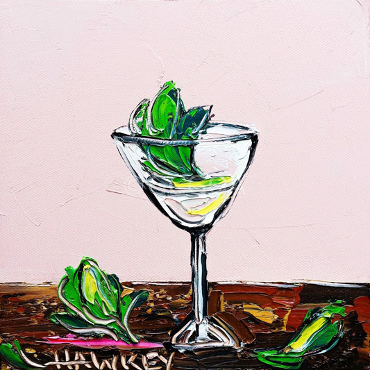 Gin And Mint 2 - Fine Art Print - Gold Coast Gallery Of ArtAngela Hawkey