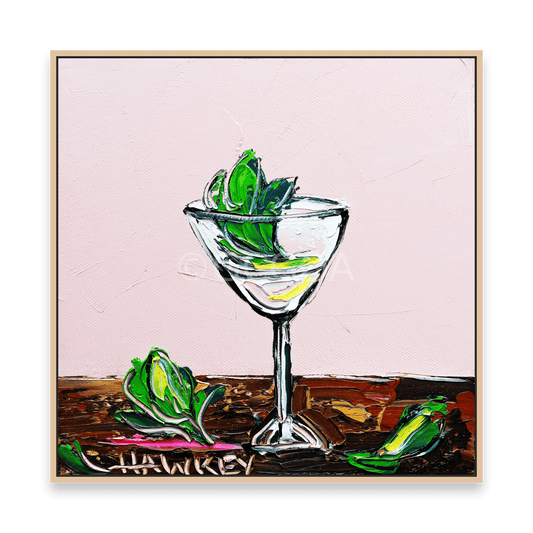 Gin And Mint 2 - Fine Art Print - Gold Coast Gallery Of ArtAngela Hawkey