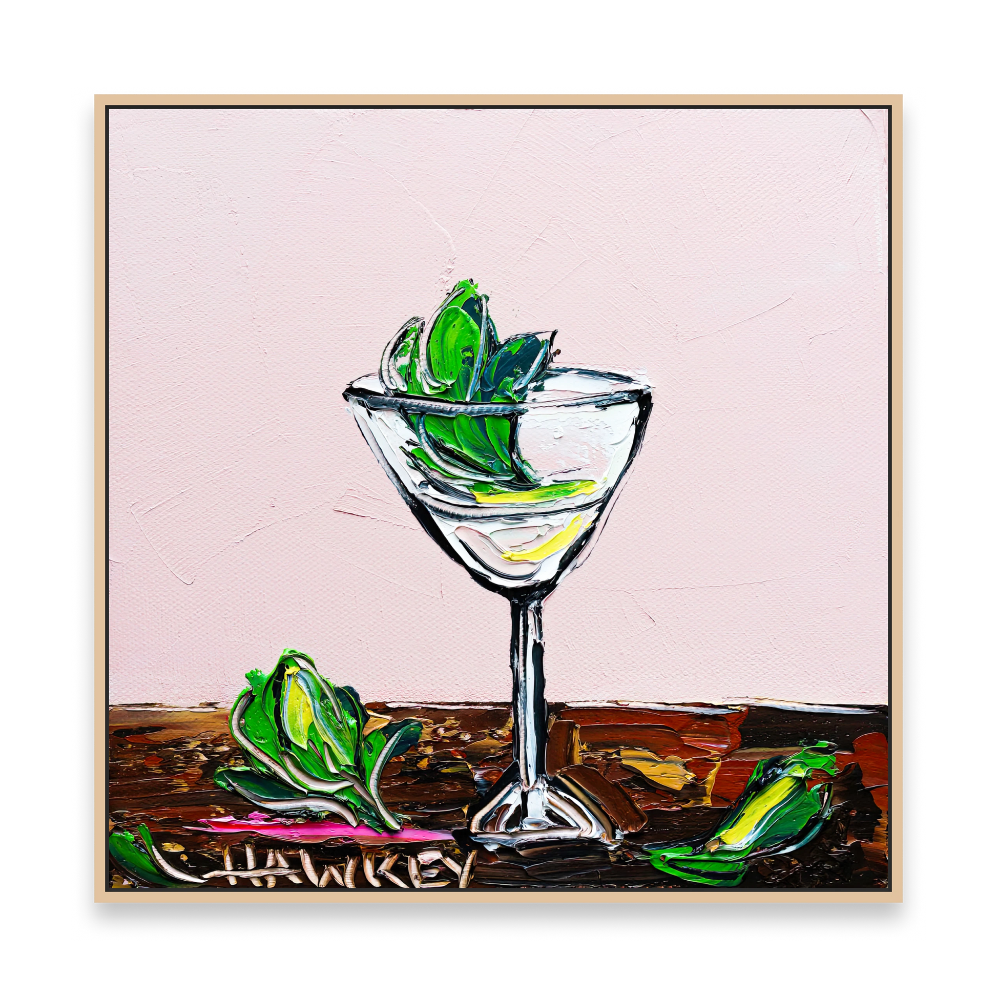 Gin And Mint 2 - Fine Art Print - Gold Coast Gallery Of ArtAngela Hawkey