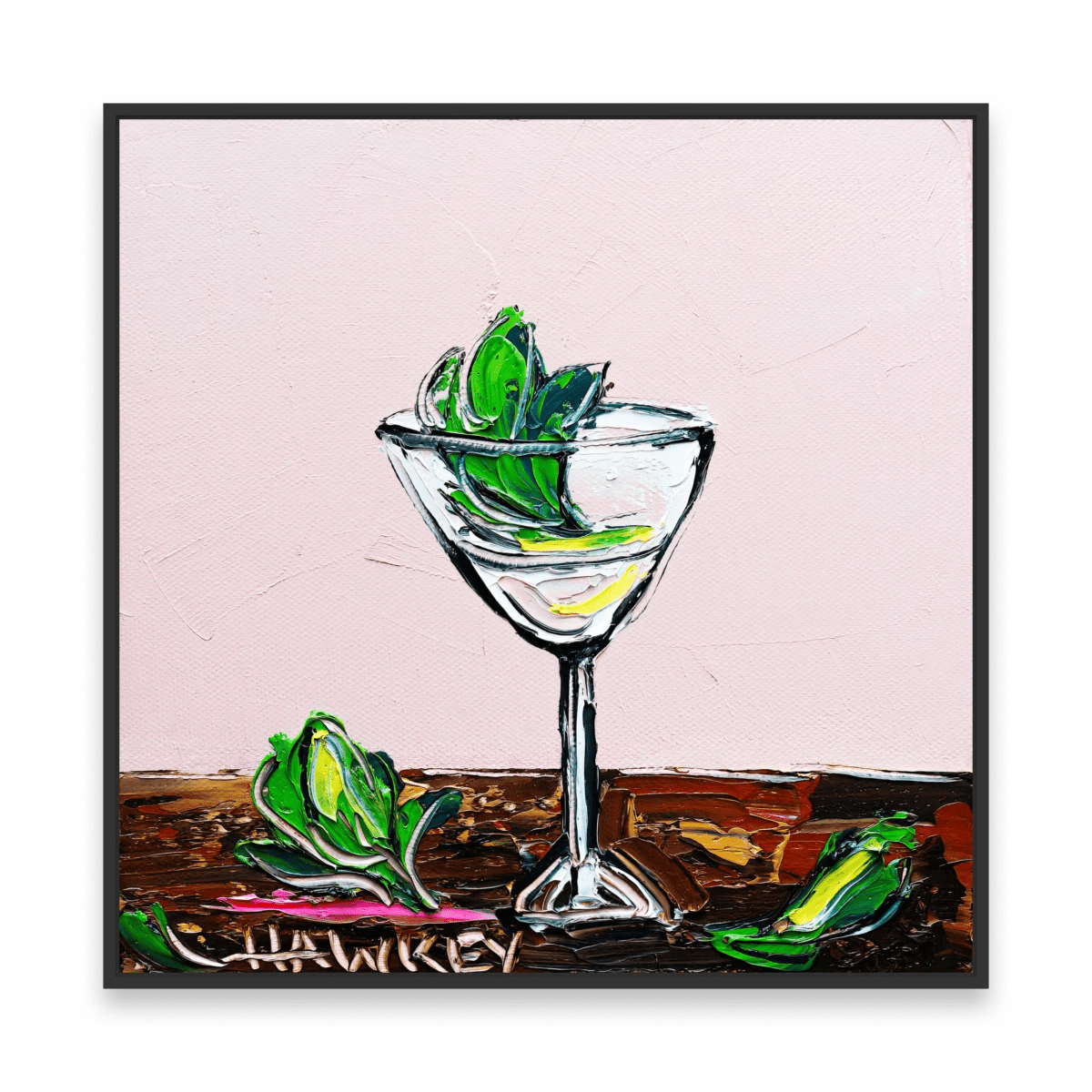 Gin And Mint 2 - Fine Art Print - Gold Coast Gallery Of ArtAngela Hawkey