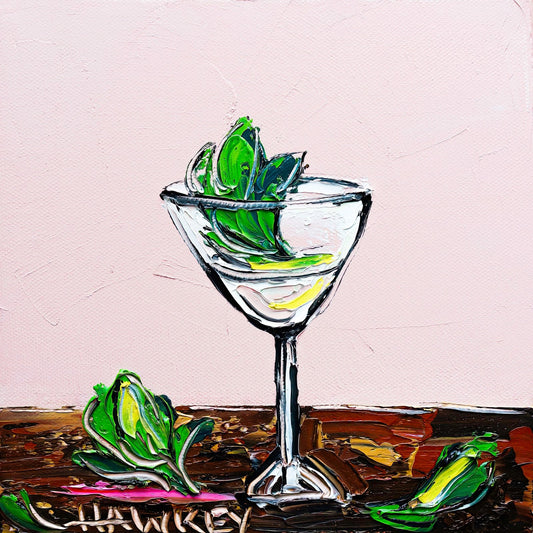 Gin And Mint 2 - Fine Art Print - Gold Coast Gallery Of ArtAngela Hawkey