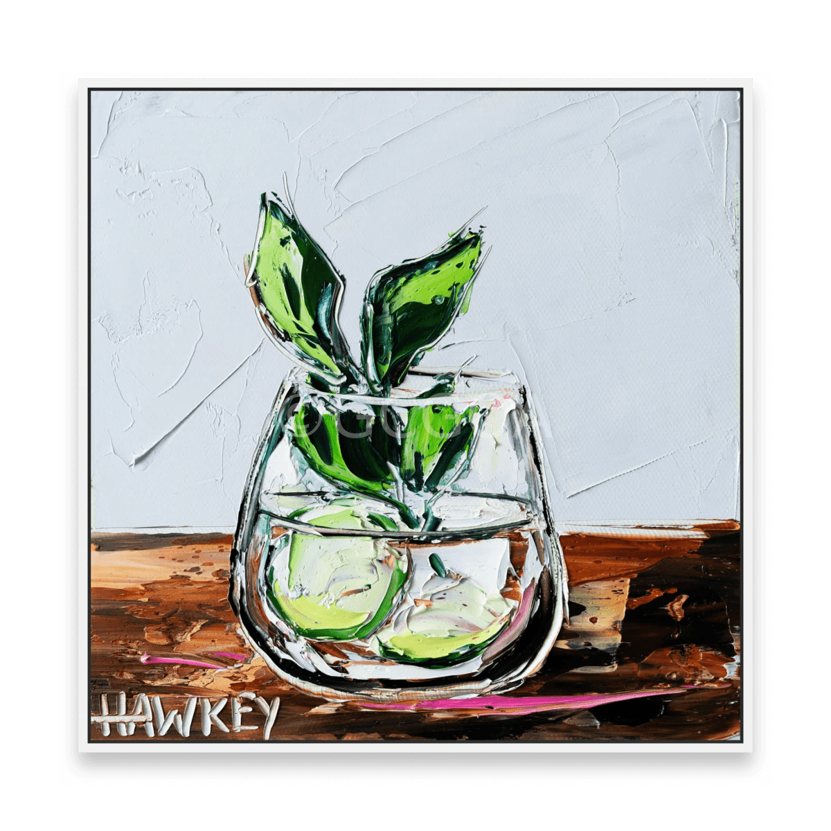 Gin And Tonic With Mint And Cucumber 3 - Fine Art Print - Gold Coast Gallery Of ArtAngela Hawkey