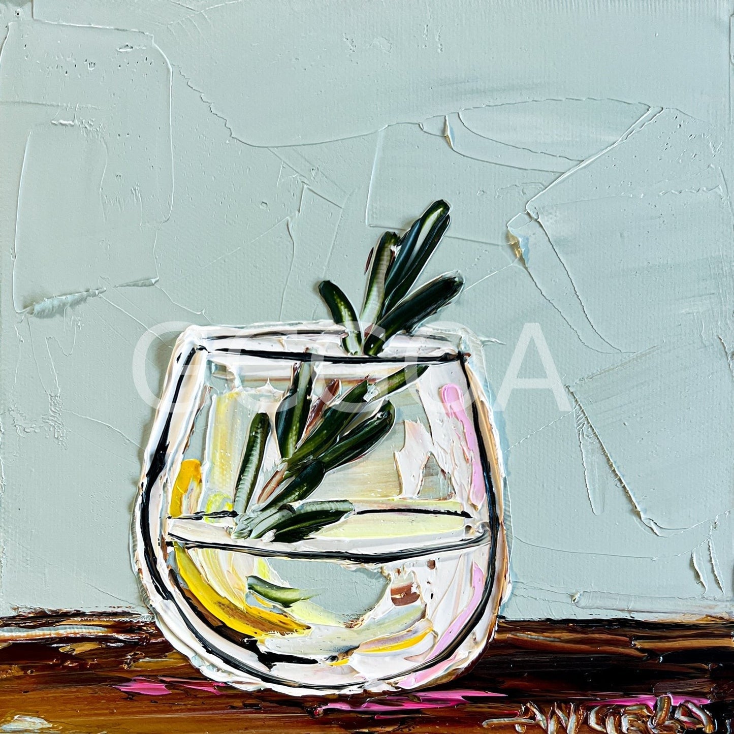 Gin On Sage - Gold Coast Gallery Of ArtAngela Hawkey