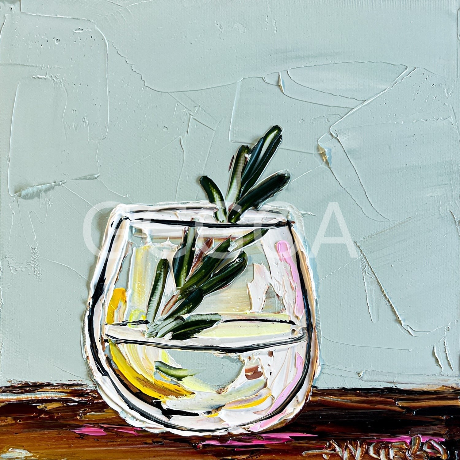 Gin On Sage - Gold Coast Gallery Of ArtAngela Hawkey
