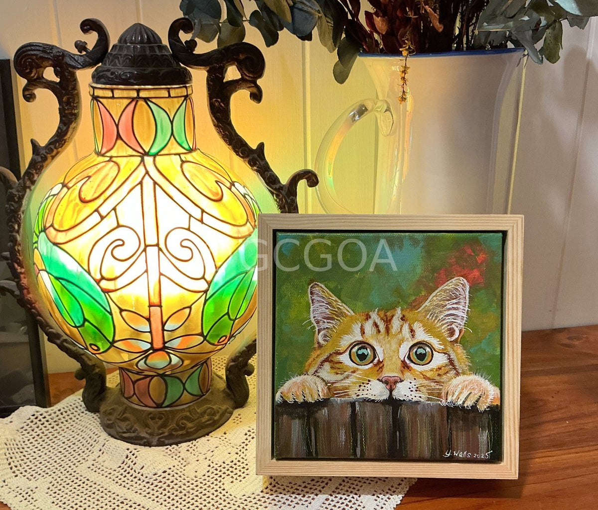 Ginga the cat - Gold Coast Gallery Of ArtYvonne Wells