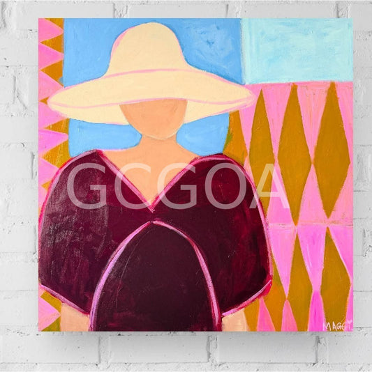 Girl With Sun Hat - Gold Coast Gallery Of ArtMaggi Mcdonald