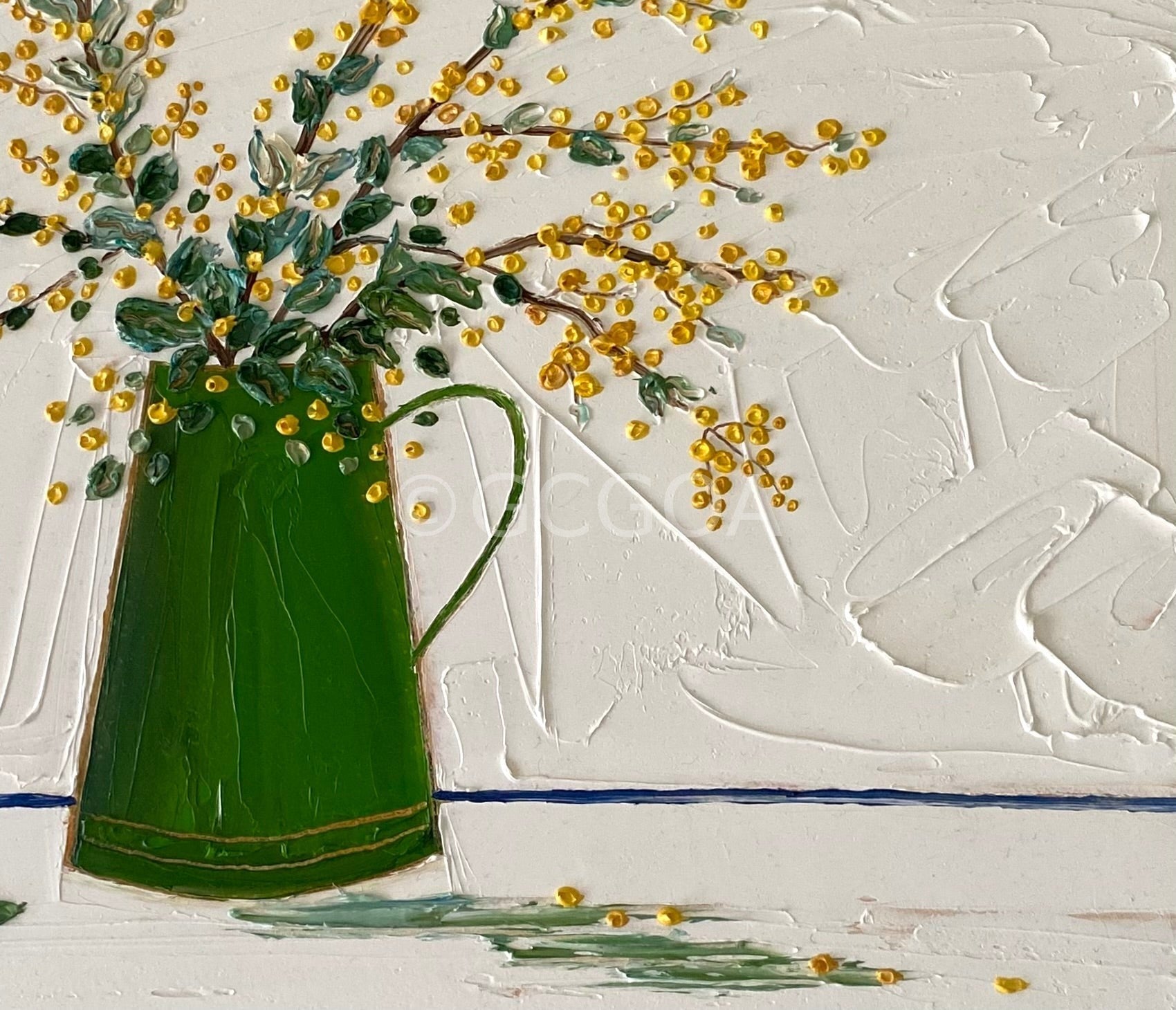 Golden Gum Blossoms - Gold Coast Gallery Of ArtJustine Bartie