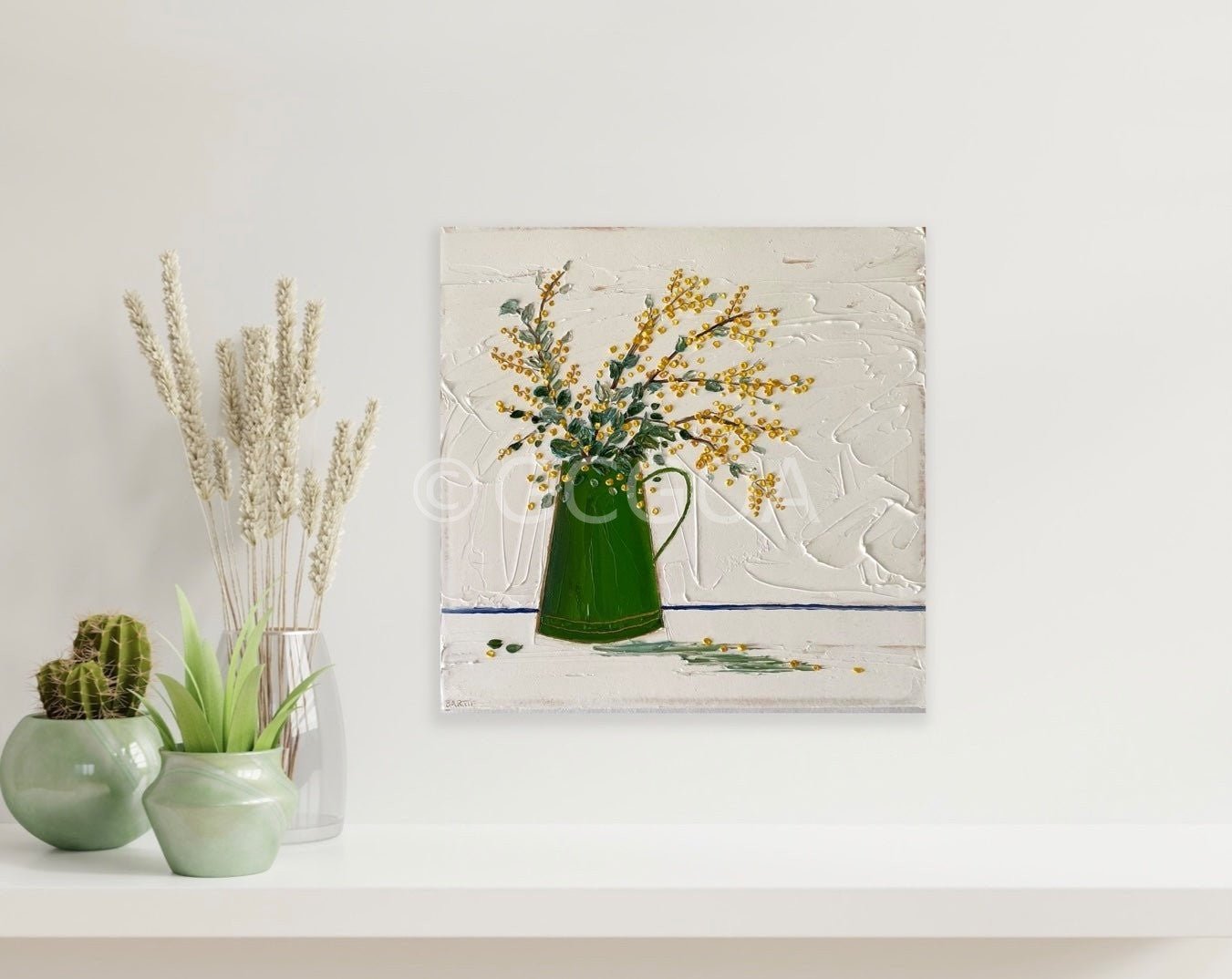 Golden Gum Blossoms - Gold Coast Gallery Of ArtJustine Bartie