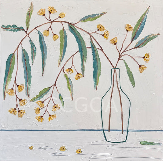 Golden Gum Blossoms - Gold Coast Gallery Of ArtJustine Bartie