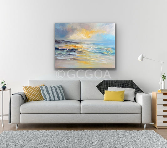 Golden horizon No 2 - Gold Coast Gallery Of ArtLiliana Gigovic