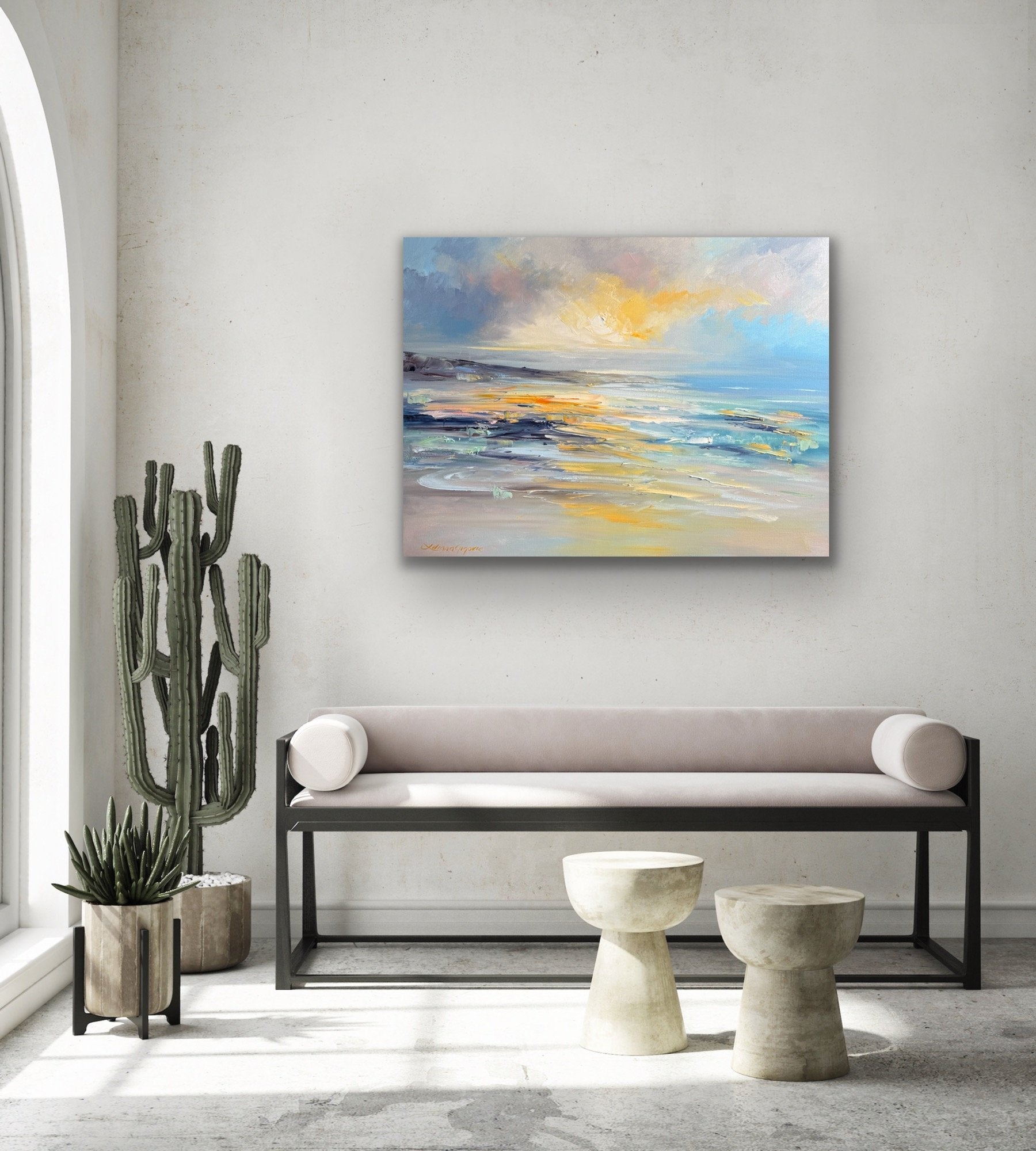 Golden horizon No 2 - Gold Coast Gallery Of ArtLiliana Gigovic