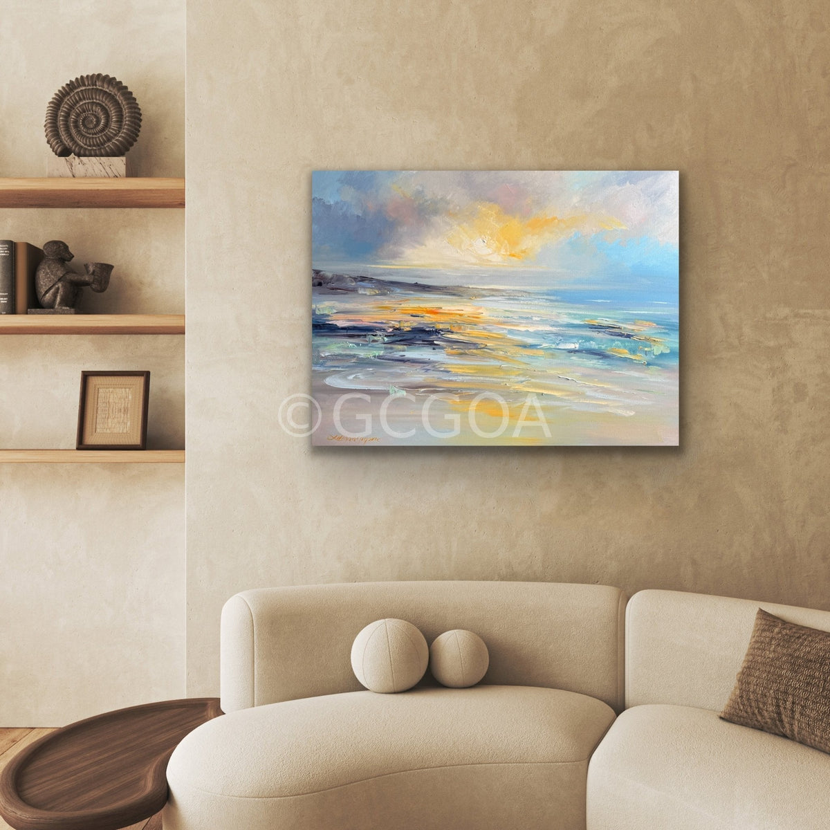 Golden horizon No 2 - Gold Coast Gallery Of ArtLiliana Gigovic