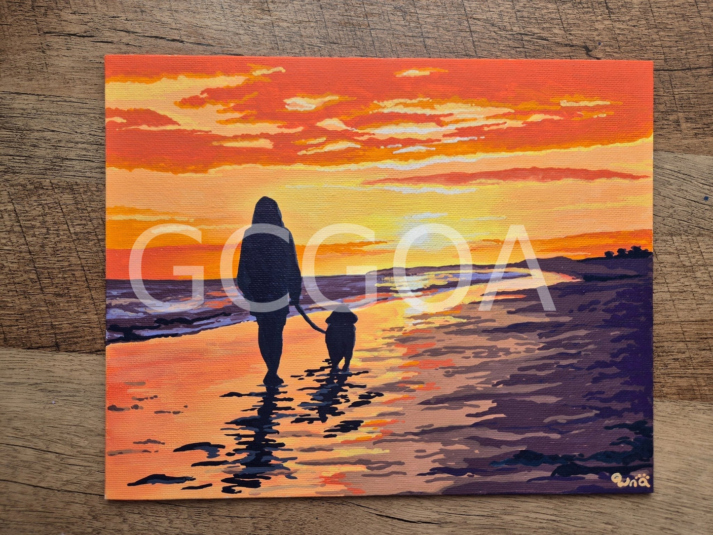Golden Hour Walkies - Gold Coast Gallery Of ArtRenae Hall