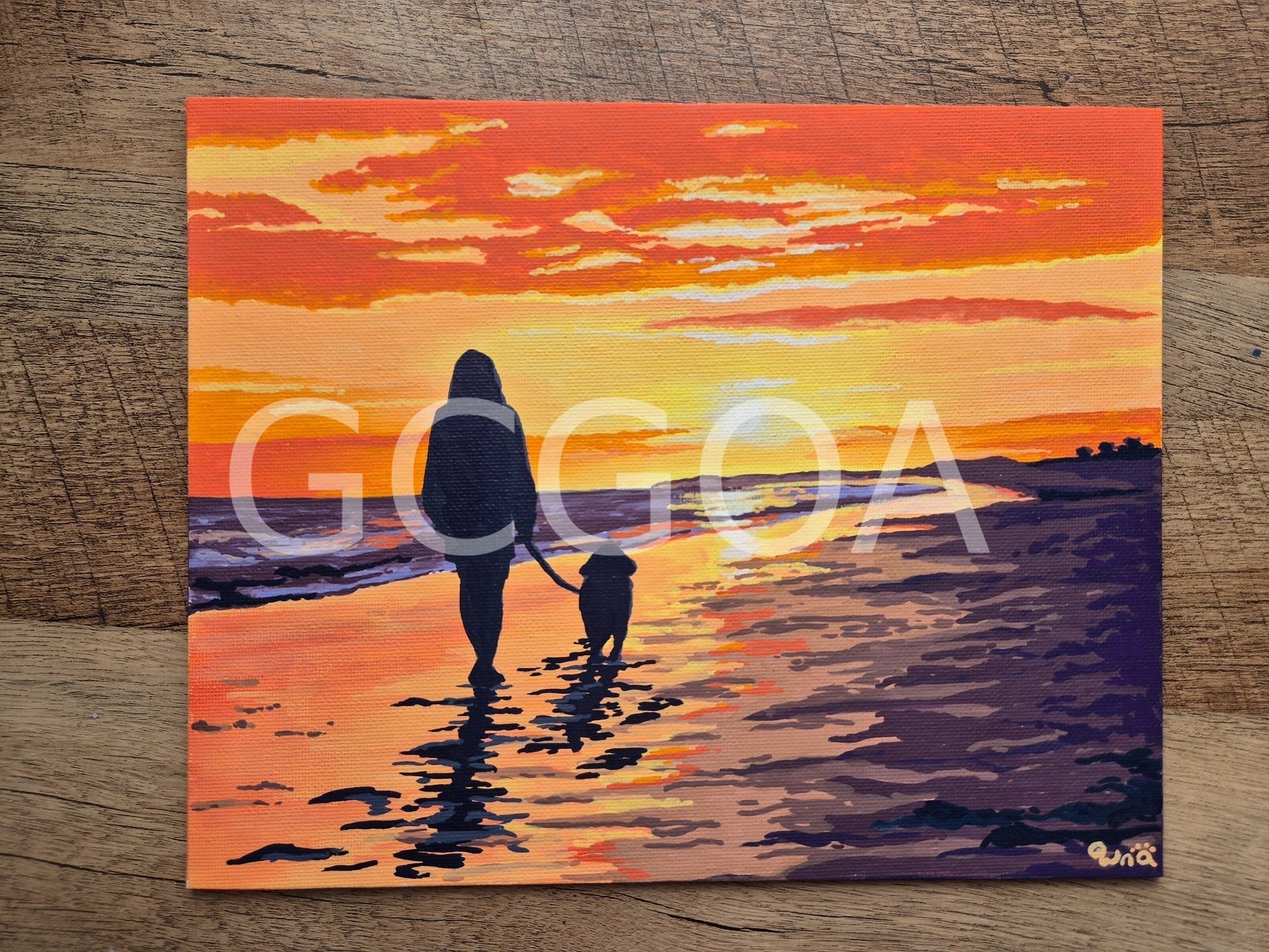 Golden Hour Walkies - Gold Coast Gallery Of ArtRenae Hall