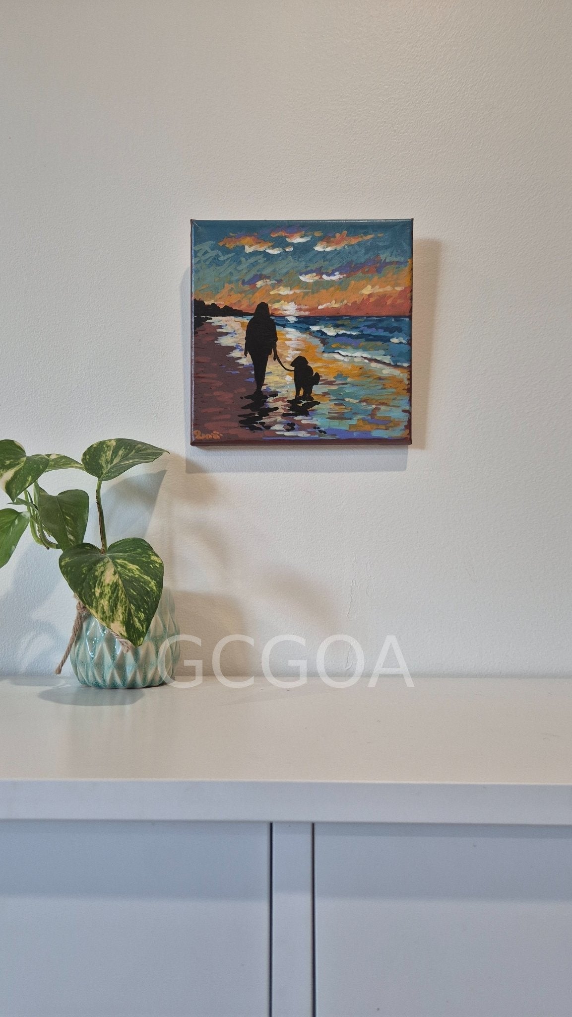 Golden Hour Walkies - Gold Coast Gallery Of ArtRenae Hall