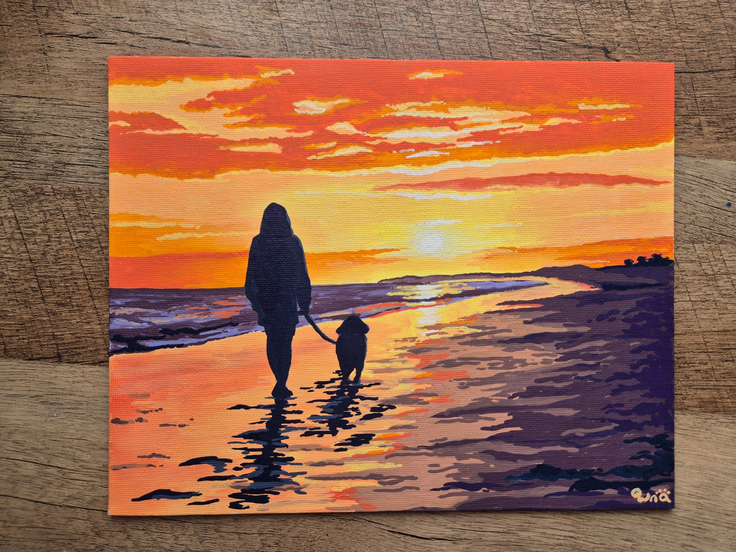 Golden Hour Walkies - Gold Coast Gallery Of ArtRenae Hall
