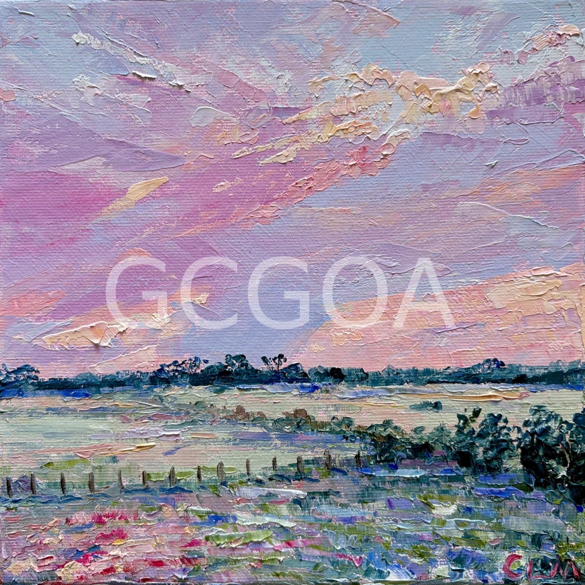 Golden-Pink Promises - Gold Coast Gallery Of ArtCharlotte Moore