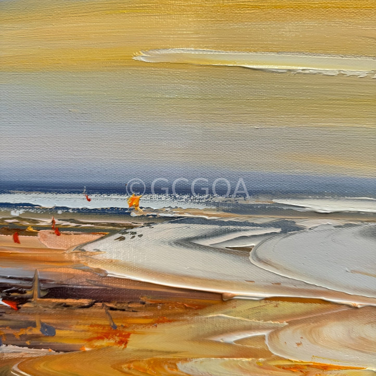 Golden Sunrise No 5 - Original Art - Gold Coast Gallery Of ArtLiliana Gigovic