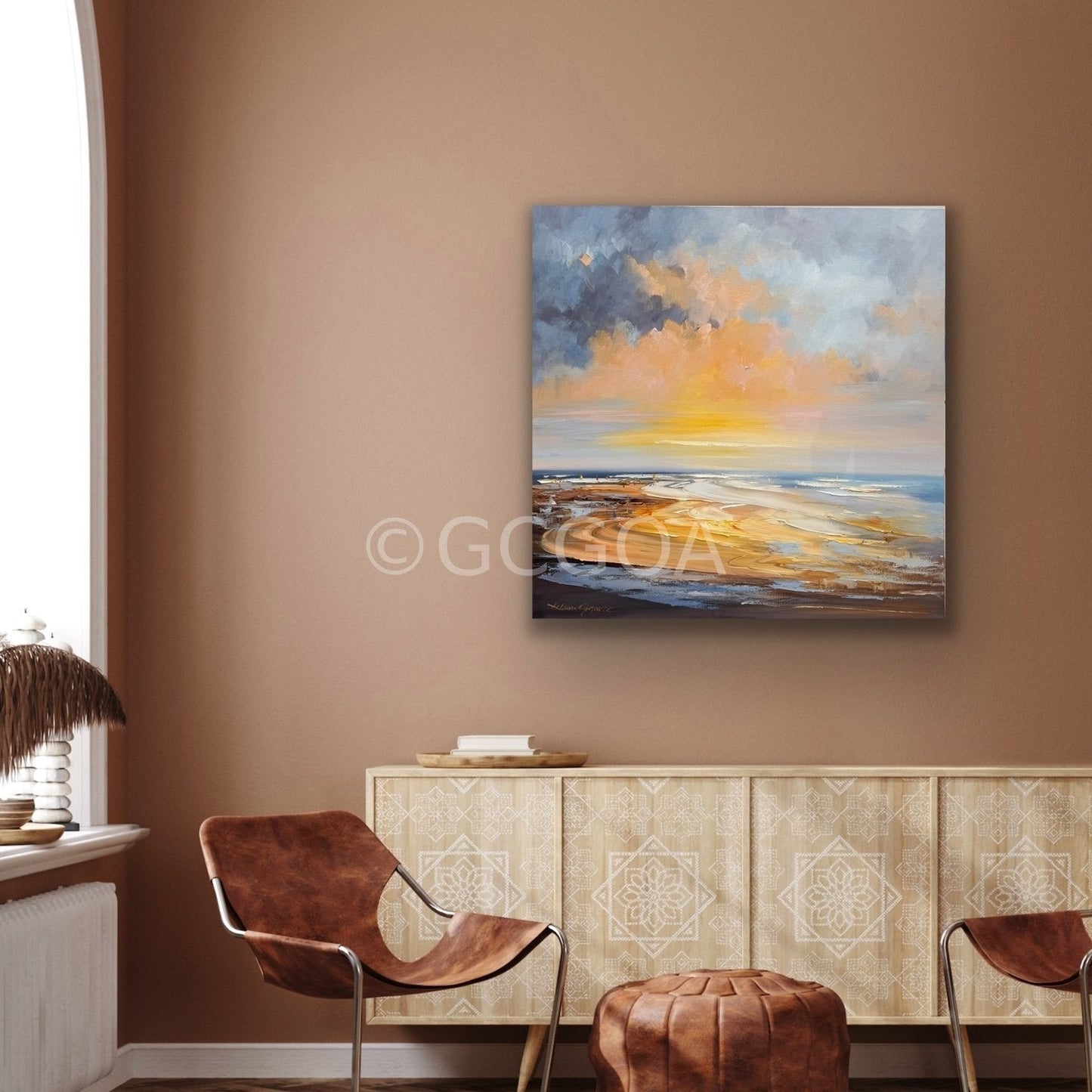 Golden Sunrise No 5 - Original Art - Gold Coast Gallery Of ArtLiliana Gigovic