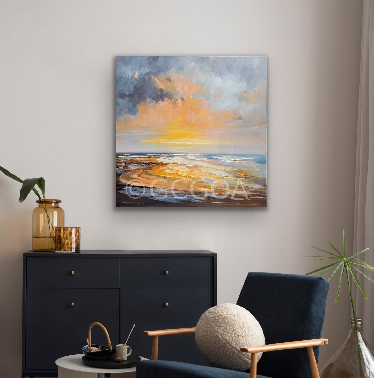 Golden Sunrise No 5 - Original Art - Gold Coast Gallery Of ArtLiliana Gigovic
