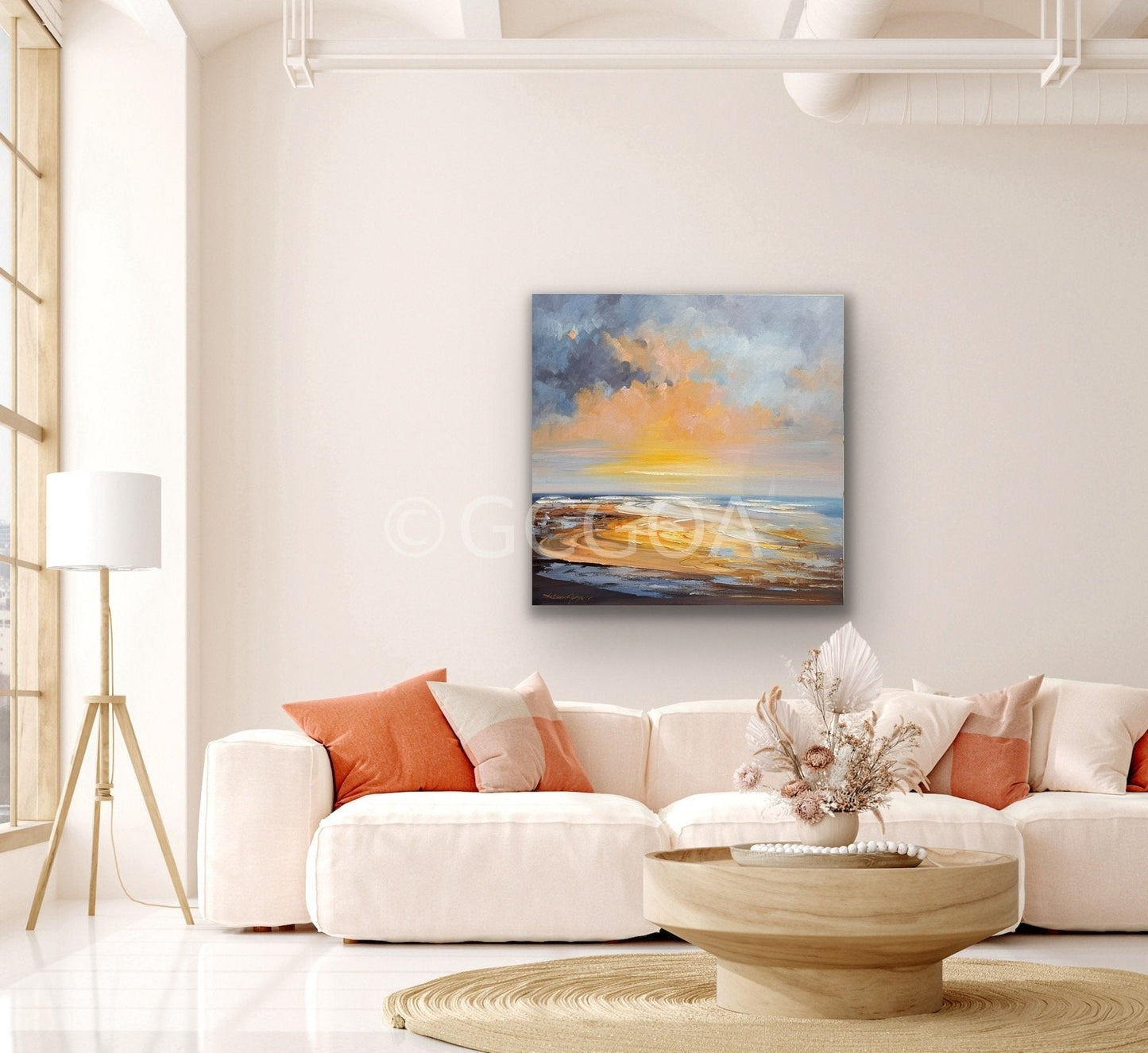 Golden Sunrise No 5 - Original Art - Gold Coast Gallery Of ArtLiliana Gigovic