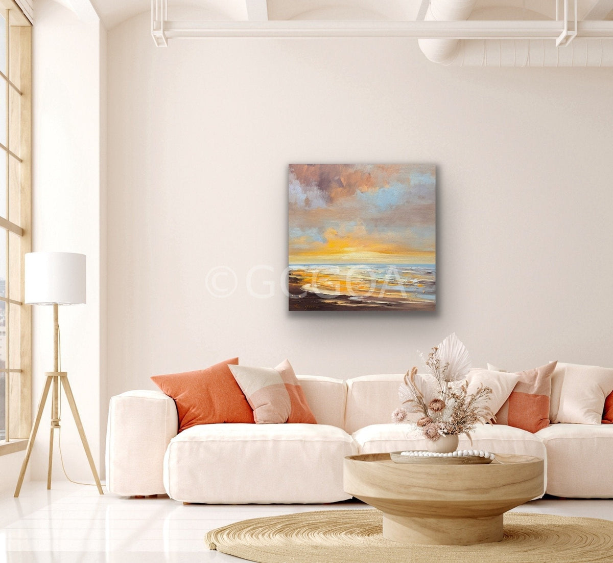 Golden Sunrise No 6 - Original Art - Gold Coast Gallery Of ArtLiliana Gigovic