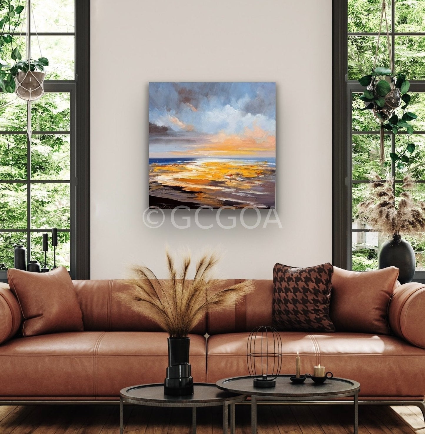 Golden Sunrise No 7 - Original Art - Gold Coast Gallery Of ArtLiliana Gigovic