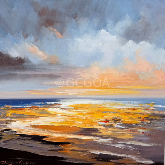Golden Sunrise No 7 - Original Art - Gold Coast Gallery Of ArtLiliana Gigovic