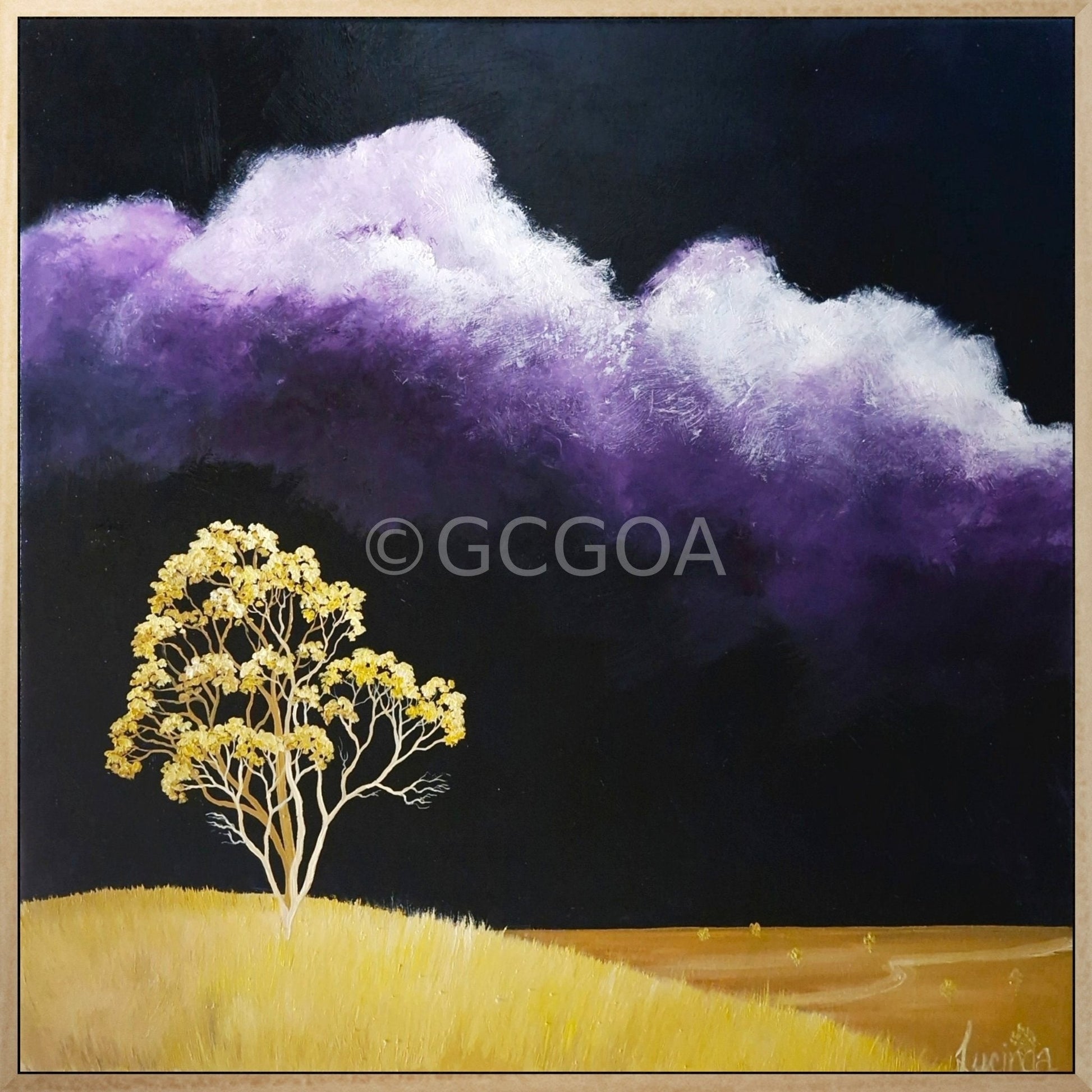 Golden Witness - original art - Gold Coast Gallery Of ArtLucinda Leveille