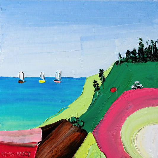 Golfing The Coast - Fine Art Print - Gold Coast Gallery Of ArtAngela Hawkey