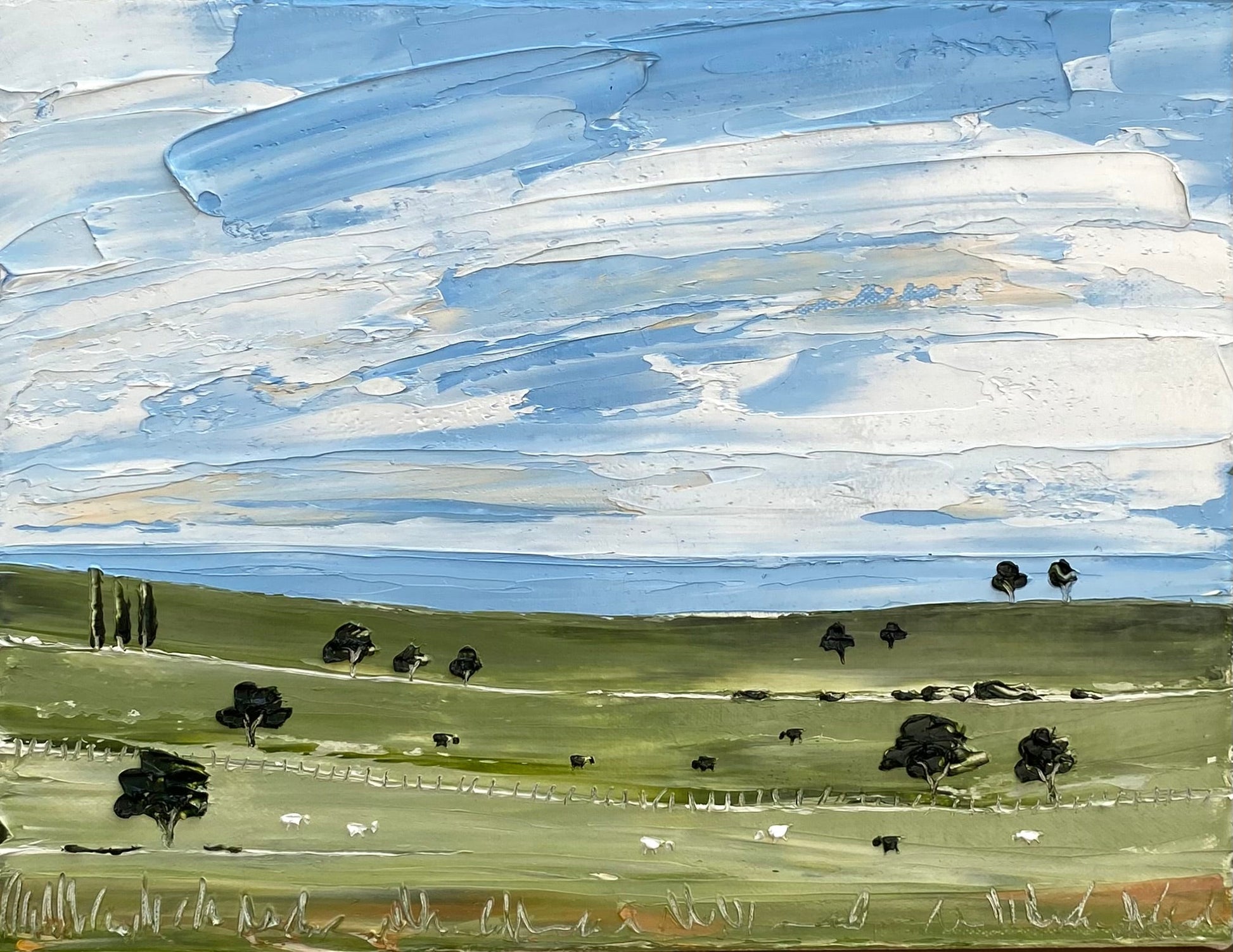 Good Days Under Country Skies - Gold Coast Gallery Of ArtJustine Bartie