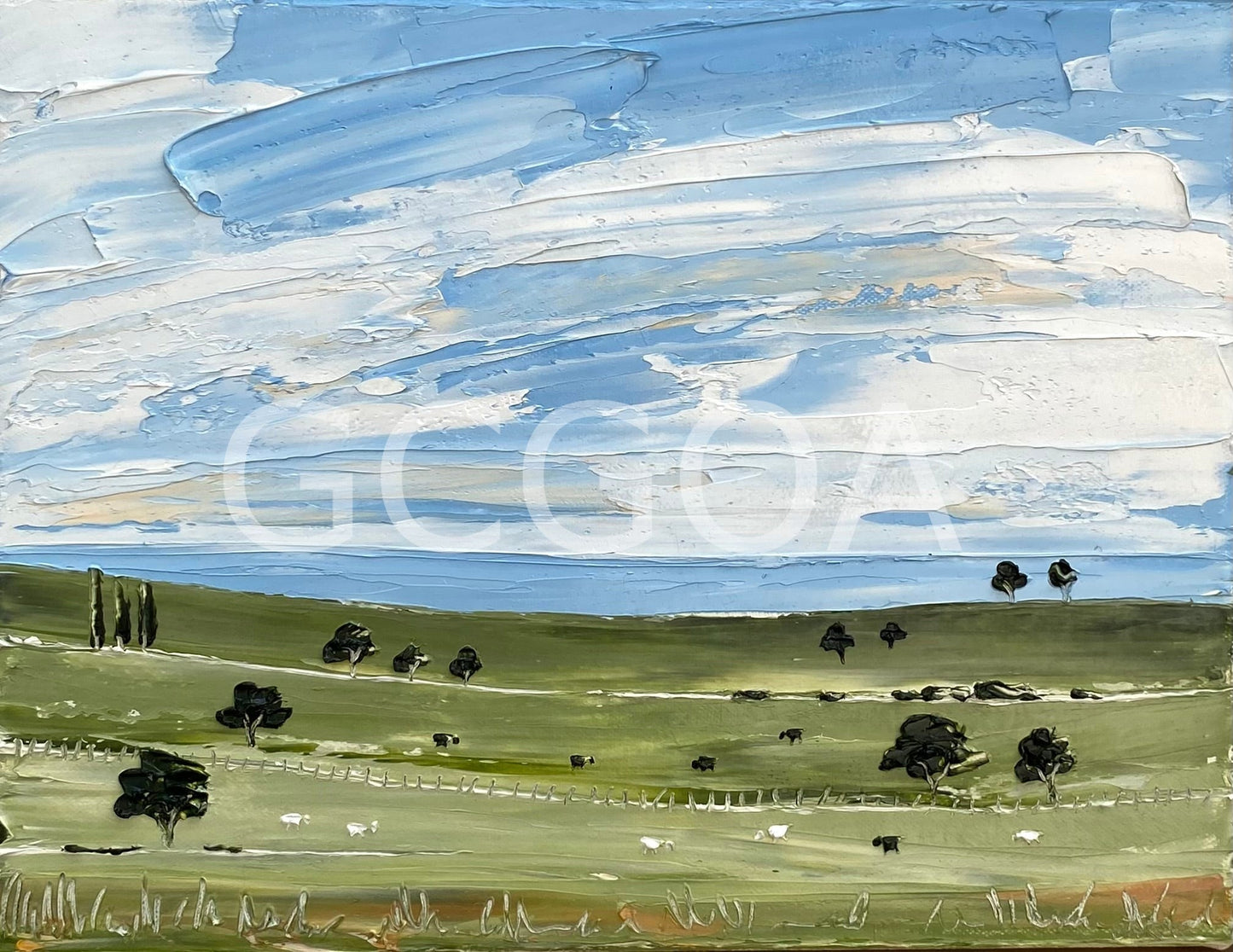 Good Days Under Country Skies - Gold Coast Gallery Of ArtJustine Bartie
