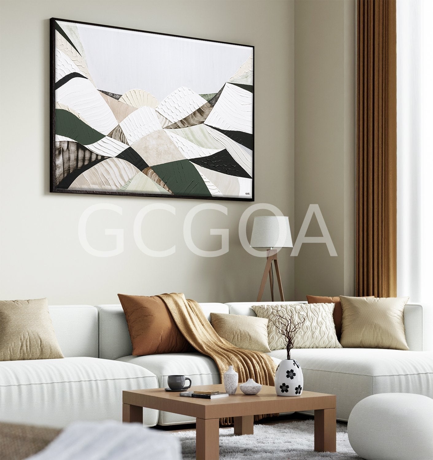 Great Dividing Mountain Ranges 1 Original Painting Ani Ipradjian - Gold Coast Gallery Of ArtAni Ipradjian