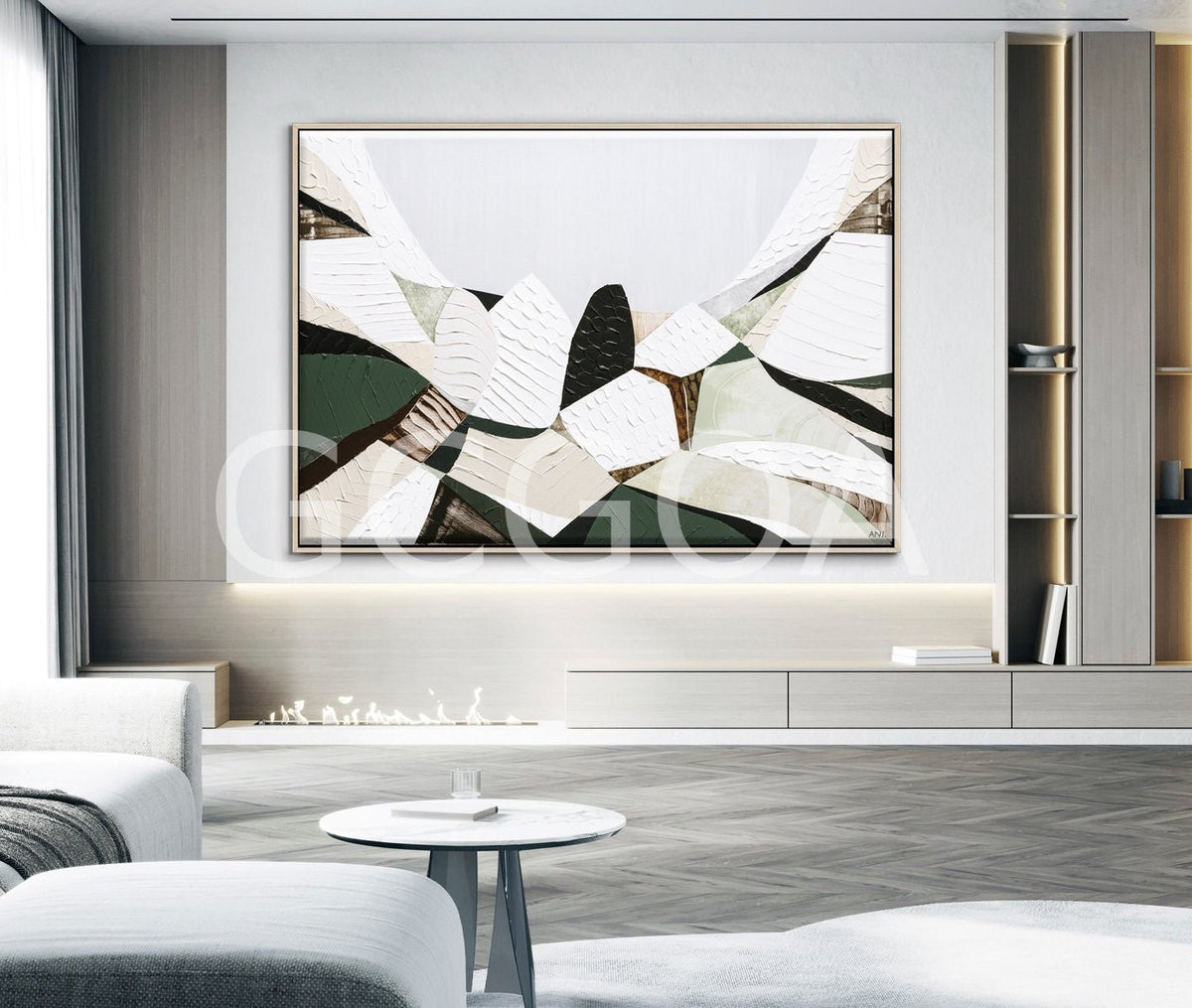 Great Dividing Mountain Ranges 2 Original Painting Ani Ipradjian - Gold Coast Gallery Of ArtAni Ipradjian