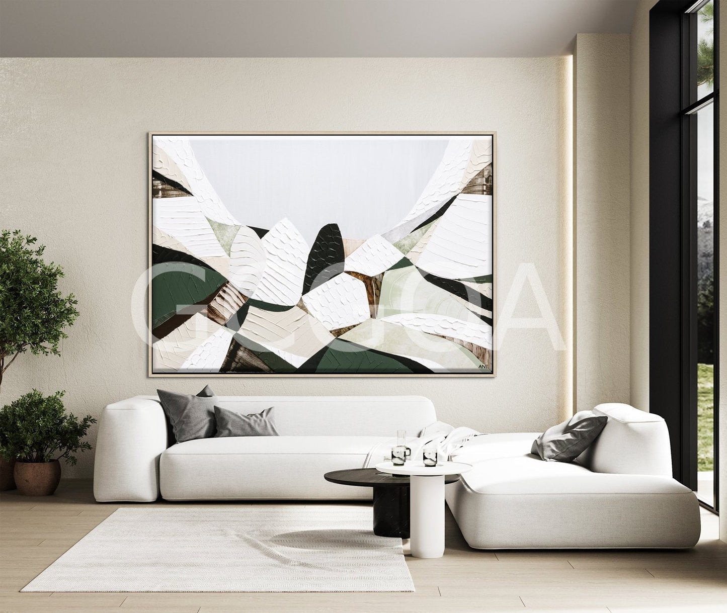 Great Dividing Mountain Ranges 2 Original Painting Ani Ipradjian - Gold Coast Gallery Of ArtAni Ipradjian