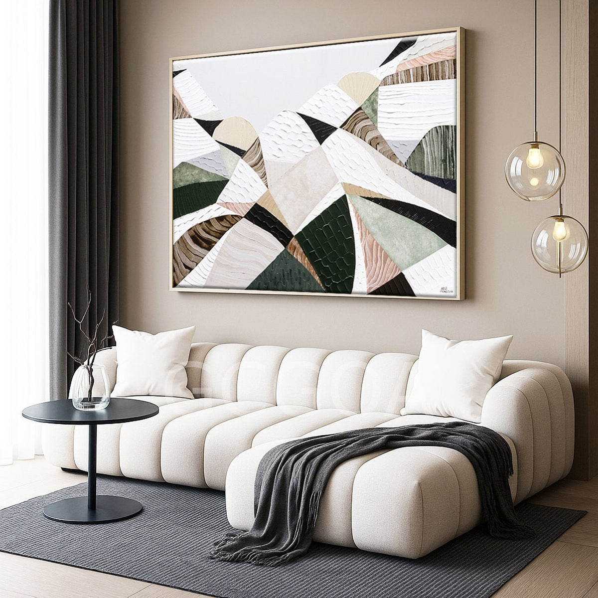 Great Dividing Mountain Ranges 3 By Ani Ipradjian - Gold Coast Gallery Of ArtAni Ipradjian