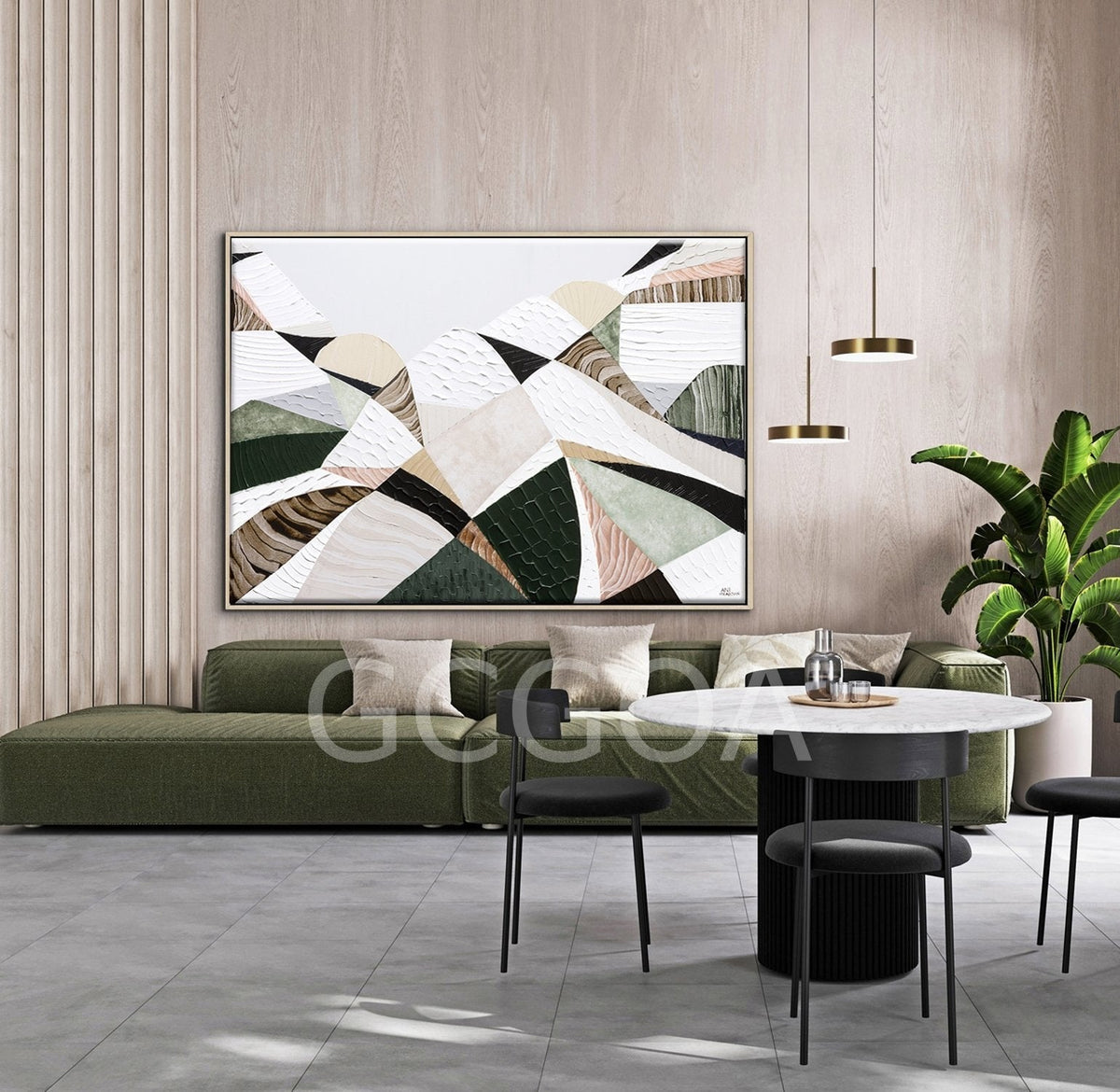 Great Dividing Mountain Ranges 3 By Ani Ipradjian - Gold Coast Gallery Of ArtAni Ipradjian