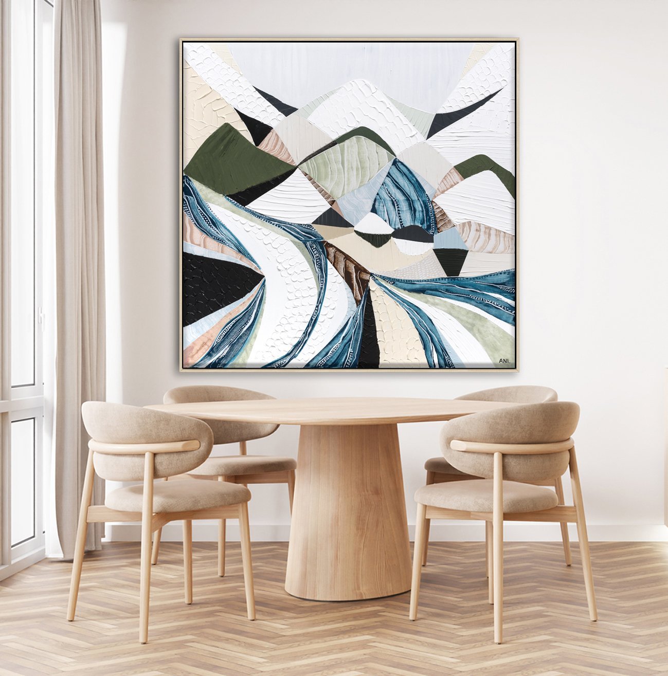 Great Dividing Plateau 1 Original Australian Painting by Ani Ipradjian - Gold Coast Gallery Of ArtAni Ipradjian