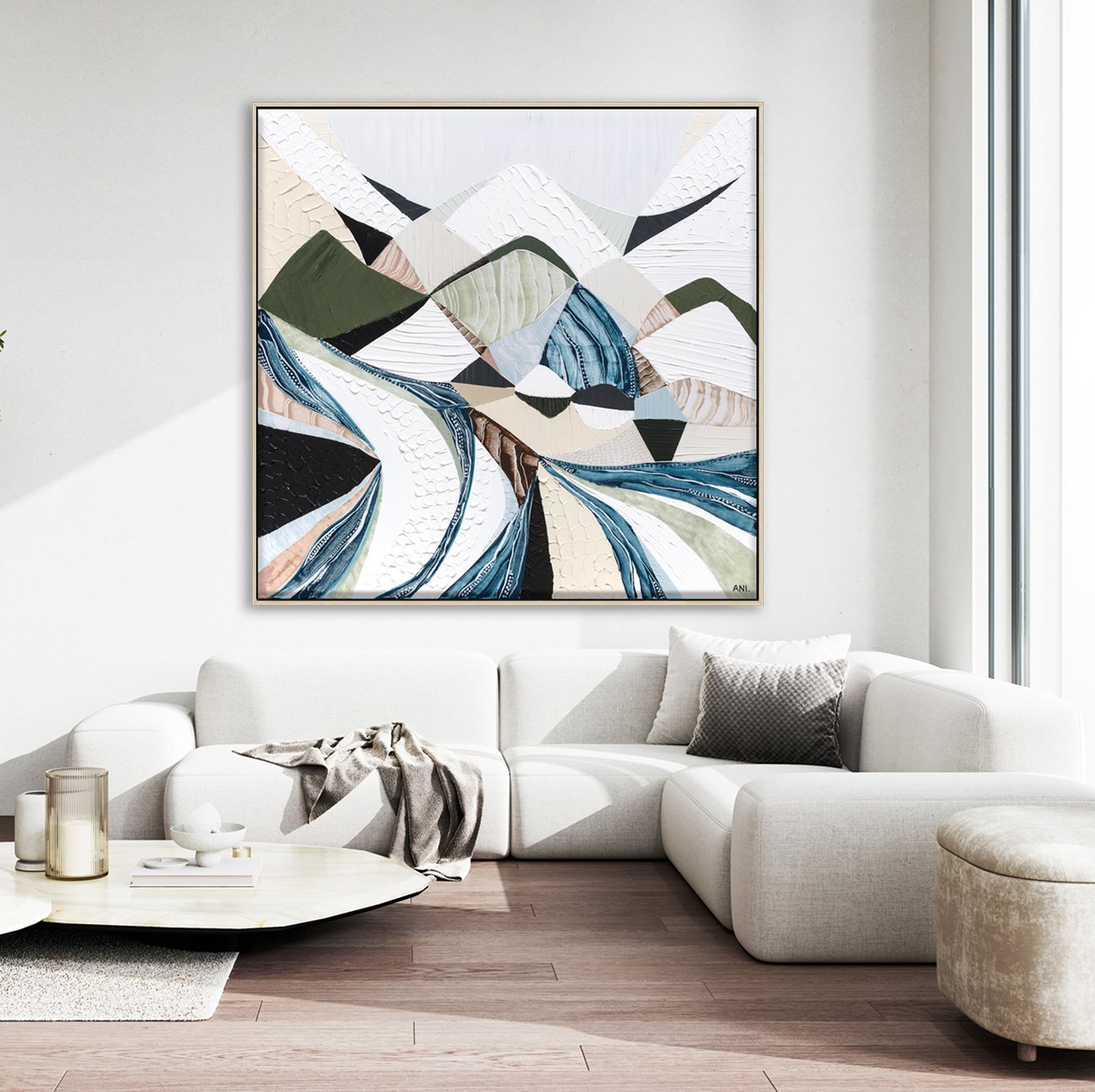 Great Dividing Plateau 1 Original Australian Painting by Ani Ipradjian - Gold Coast Gallery Of ArtAni Ipradjian